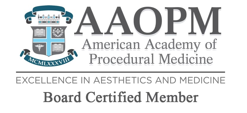 A picture of the american academy of procedural medicine logo.