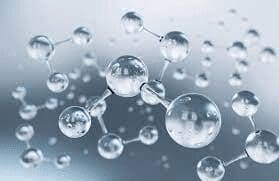 A close up of some bubbles on the surface